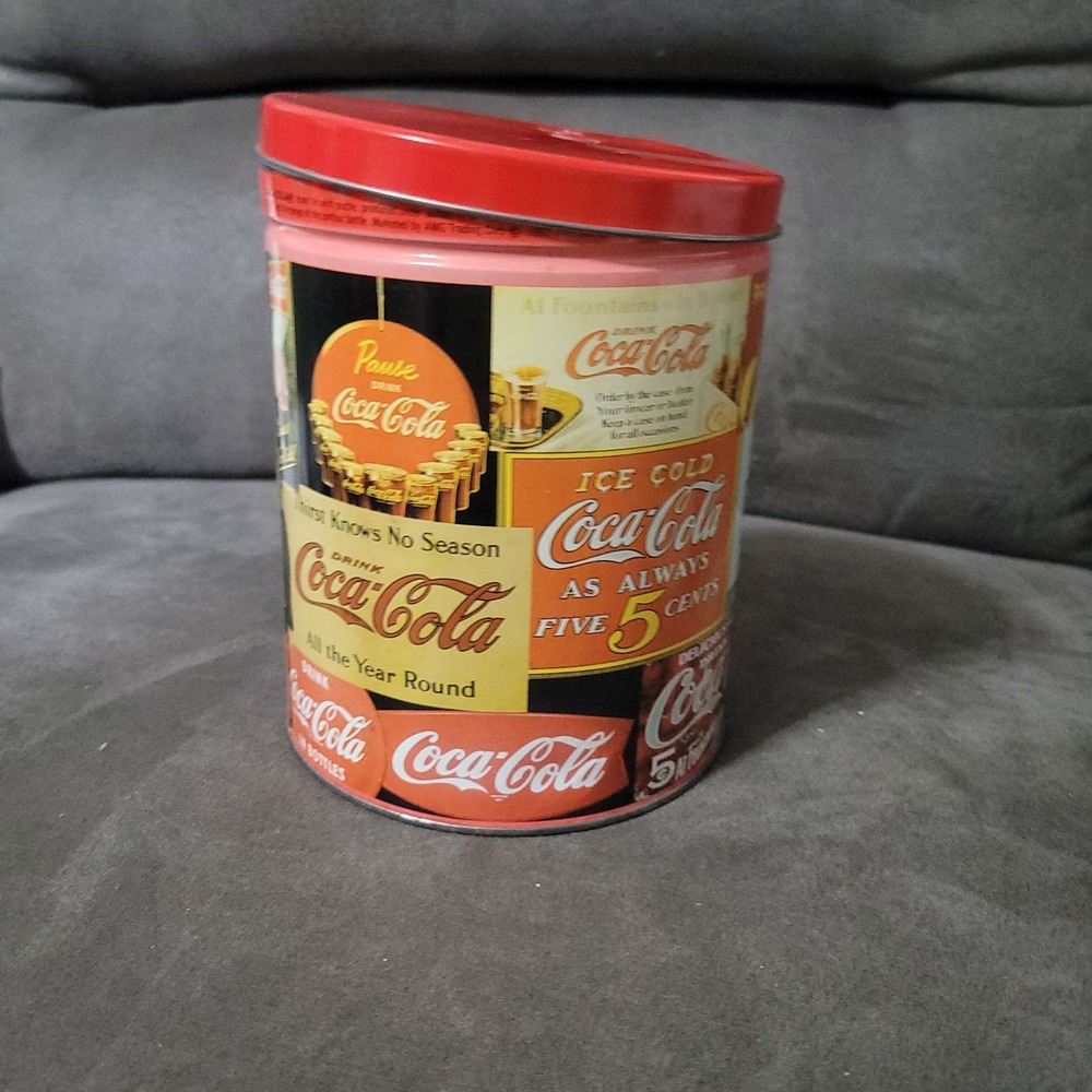 Coca-Cola Advertisements Sealed Jigsaw Puzzle in a Tin Drink All Year Round!